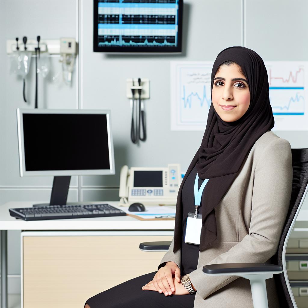 a female hospital executive